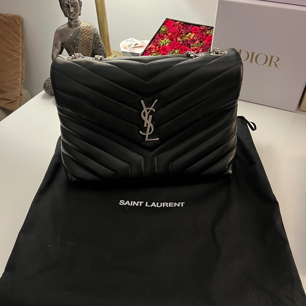 SAINT LAURENT LOU LOU BAG SIZE MEDIUM 100% AUTHENTIC